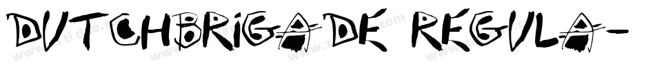 Dutchbrigade Regula字体转换